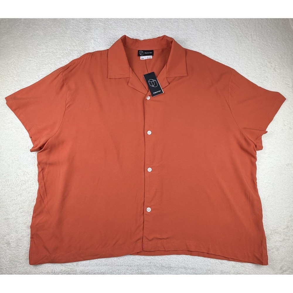 NWT- Original Use Boxy Fit Burnt Orange "Dust Bowl Rodeo" Shirt Size XXL TARGET
